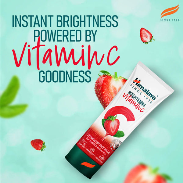 Himalaya  Brightening Vitamin C Strawberry Face Wash