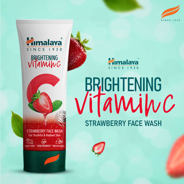 Himalaya  Brightening Vitamin C Strawberry Face Wash