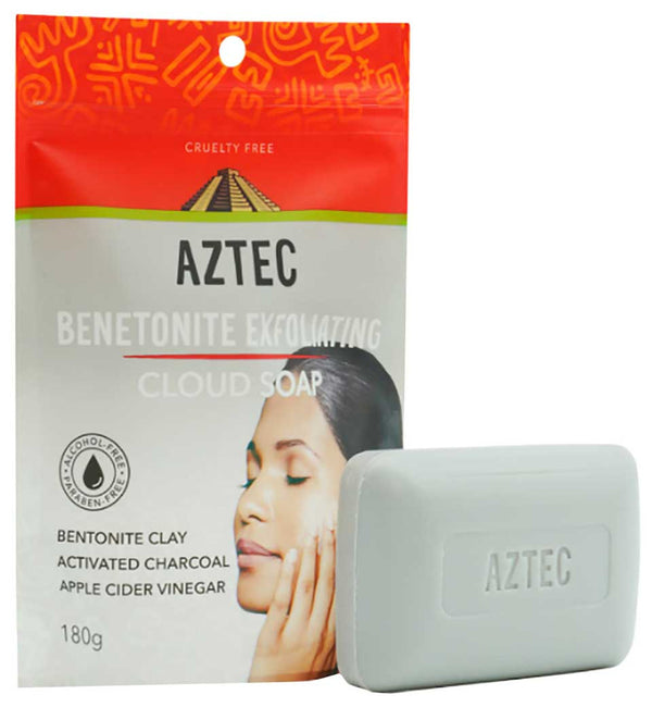 Health And Beauty Aztec Secret Benetonite Exfoliating Cloud Soap 180g - Afro Hair Boutique