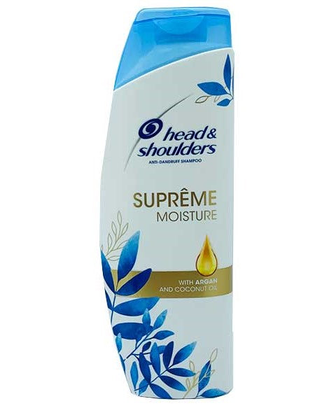 Head And Shoulders Supreme Moisture Anti Dandruff Shampoo With Argan Oil