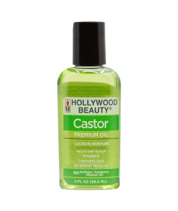 Hollywood Beauty  Helps Dry Scalp Vitamin E Castor Premium Oil