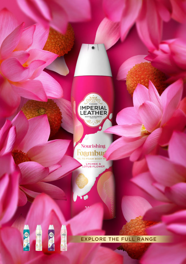 Imperial Leather Lychee And Lotus Flower Nourishing Foam Burst 200ml