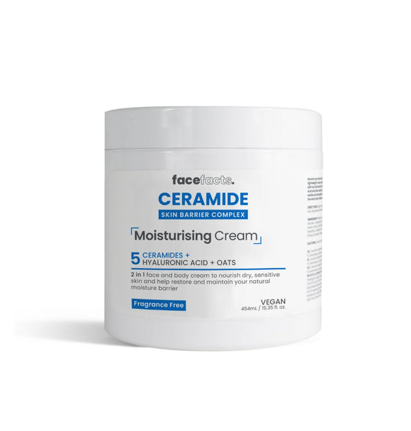 Face Facts Ceramide Skin Barrier Complex Moisturising Cream 454ml