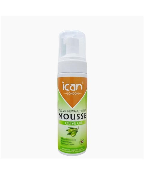 Ican London Ican Olive Oil Hold And Shine Mousse