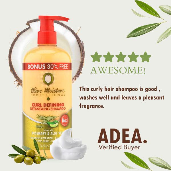 Olive Moisture Professional Curl Defining Detangling Shampoo - 473ml