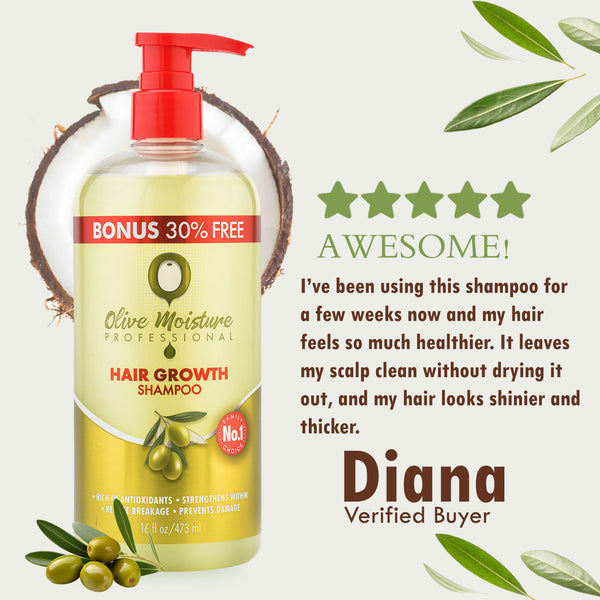 Olive Moisture Professional Hair Growth Shampoo - 473ml