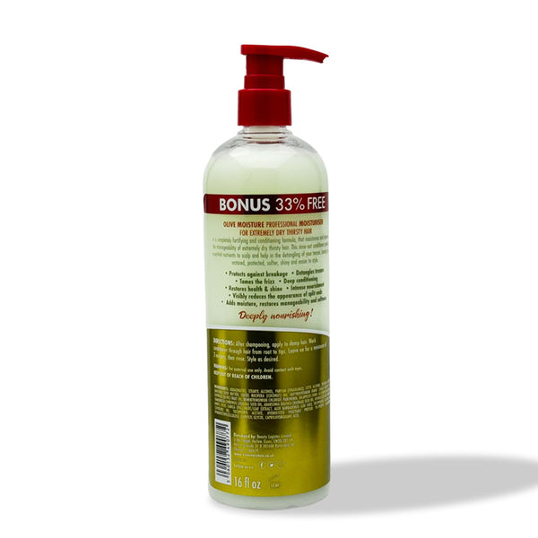 Olive Moisture Professional Moisturiser For Extremely Dry, Thirsty Hair - 473ml - Afro Hair Boutique