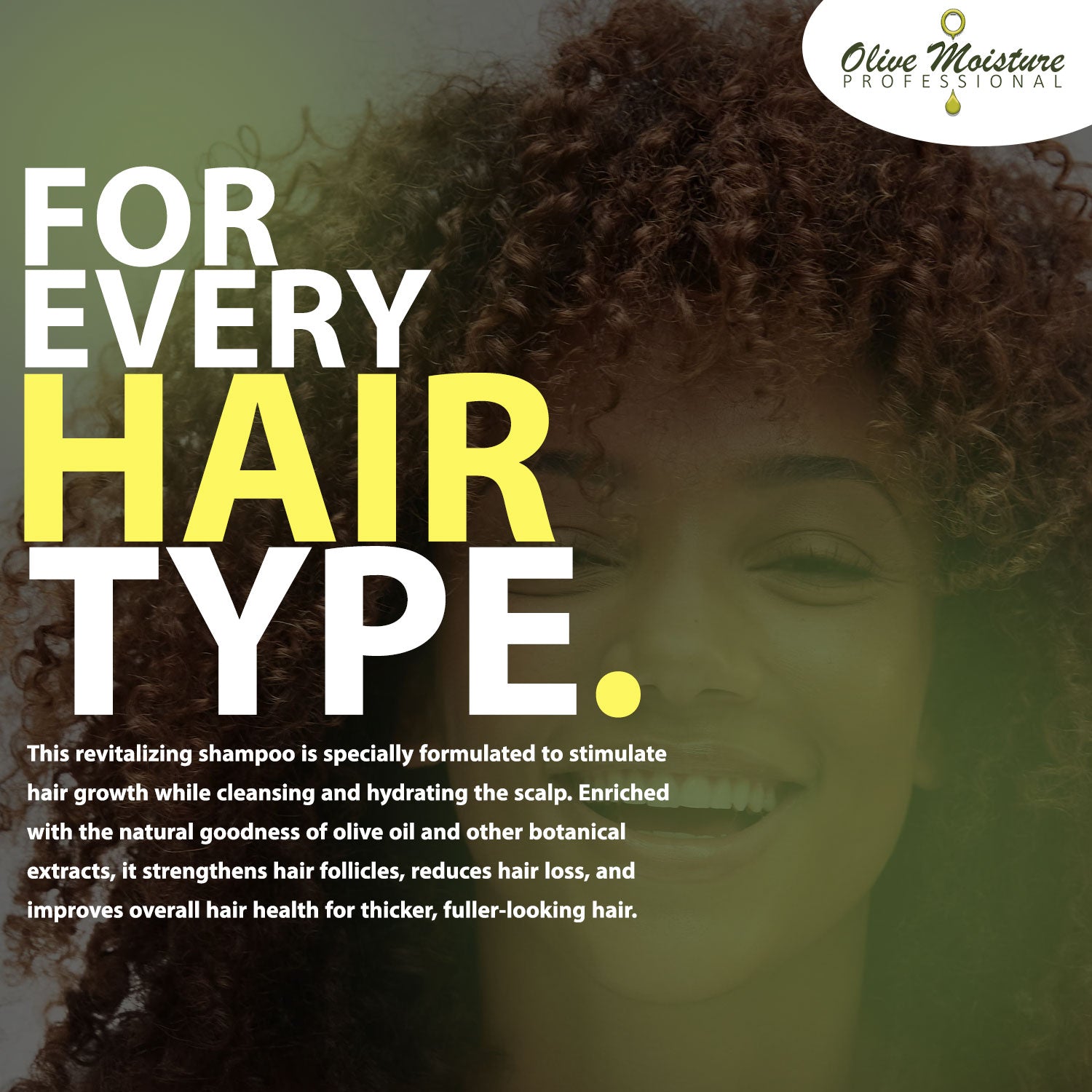 Olive Moisture Professional Hair Growth Shampoo - 473ml