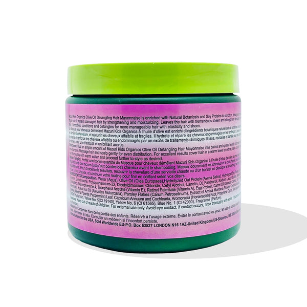 Mazuri Kids Olive Oil Detangling Hair Mayonnaise Masque 455g - Afro Hair Boutique