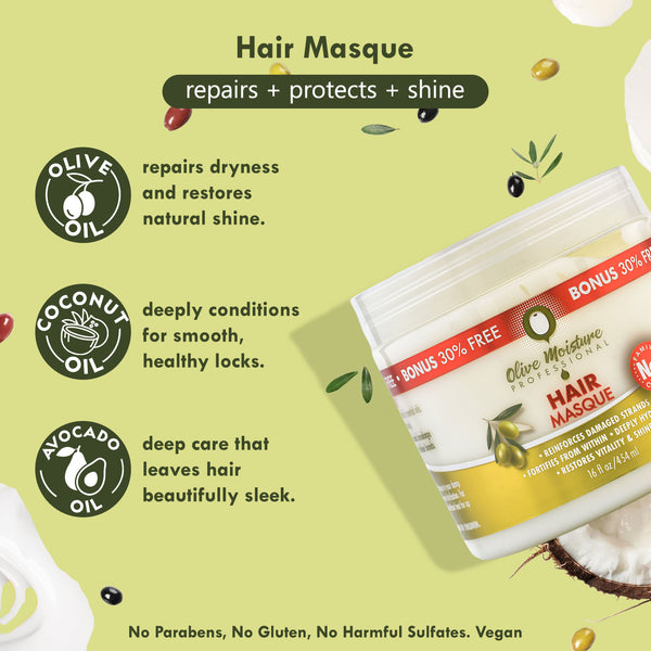 Olive Moisture Professional Hair Masque - 454ml
