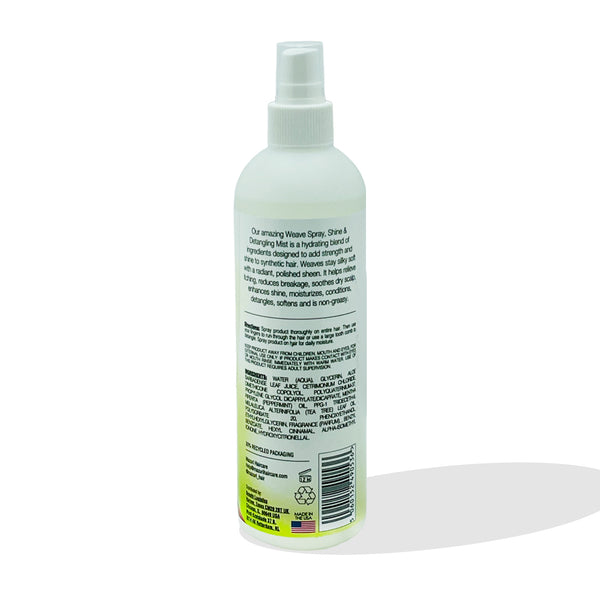Mazuri Weave Spray Shine And Detangling Mist 355ml