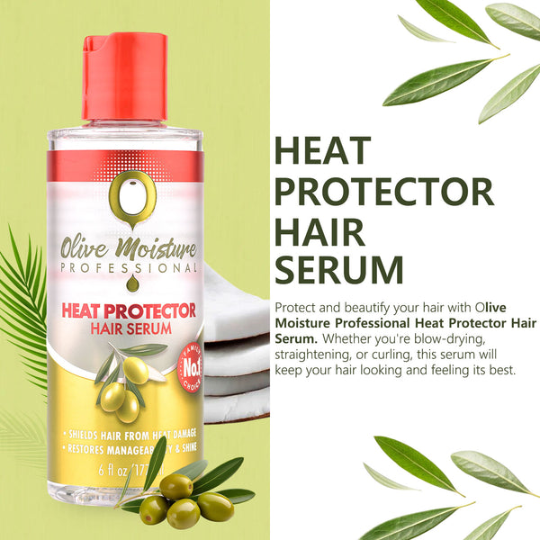 Olive Moisture Professional Heat Protector Hair Serum - 177ml