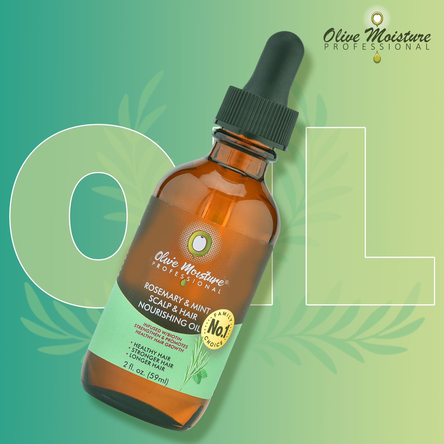 Olive Moisture Professional Rosemary And Mint Scalp And Hair Nourishing Oil 59ml