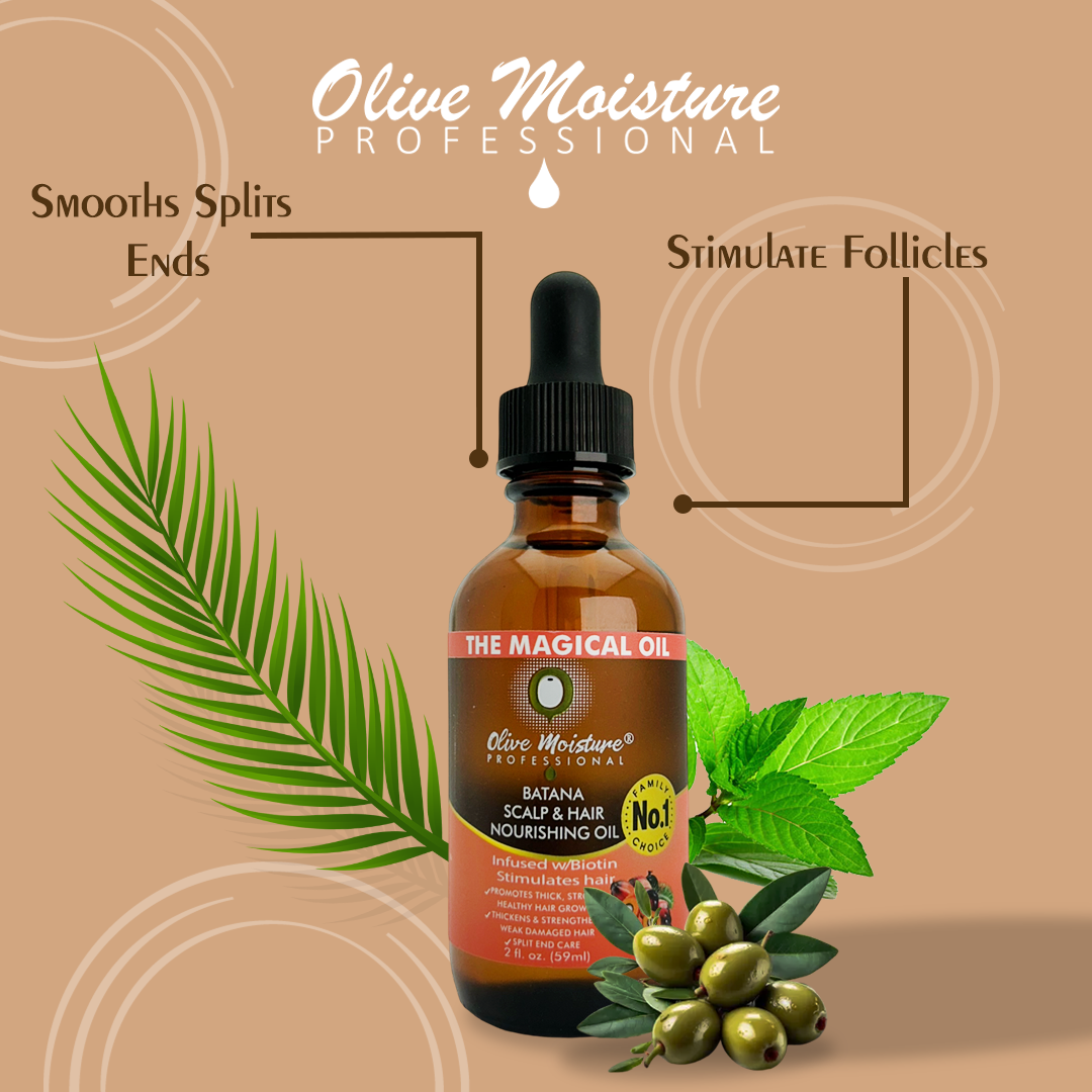 Olive Moisture Professional Batana Scalp And Hair Nourishing Oil 59ml - Afro Hair Boutique