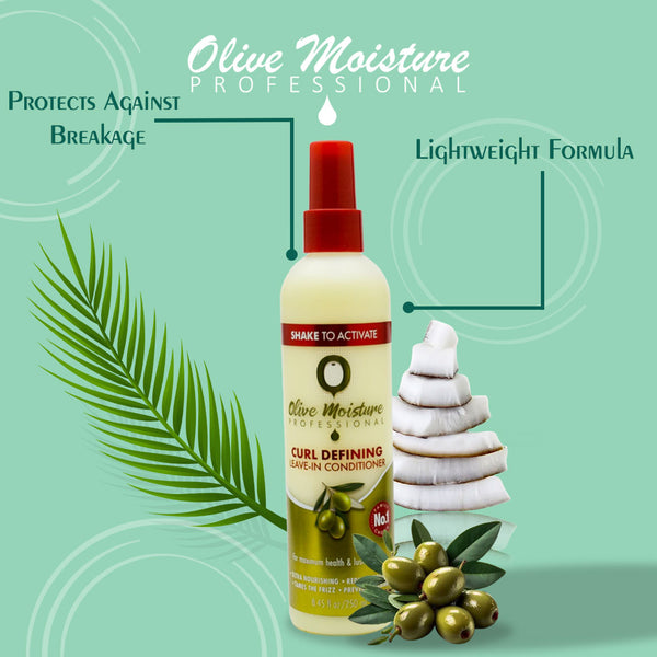 Olive Moisture Professional Curl Defining Leave In Conditioner - 250ml - Afro Hair Boutique