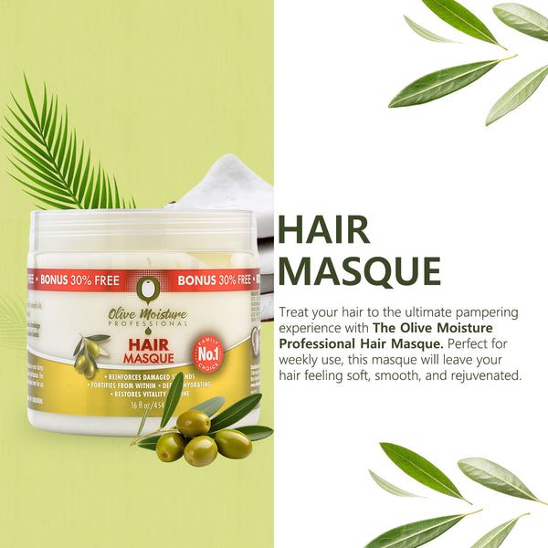 Olive Moisture Professional Hair Masque - 454ml
