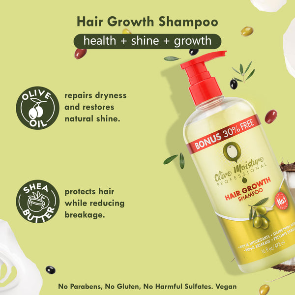 Olive Moisture Professional Hair Growth Shampoo - 473ml