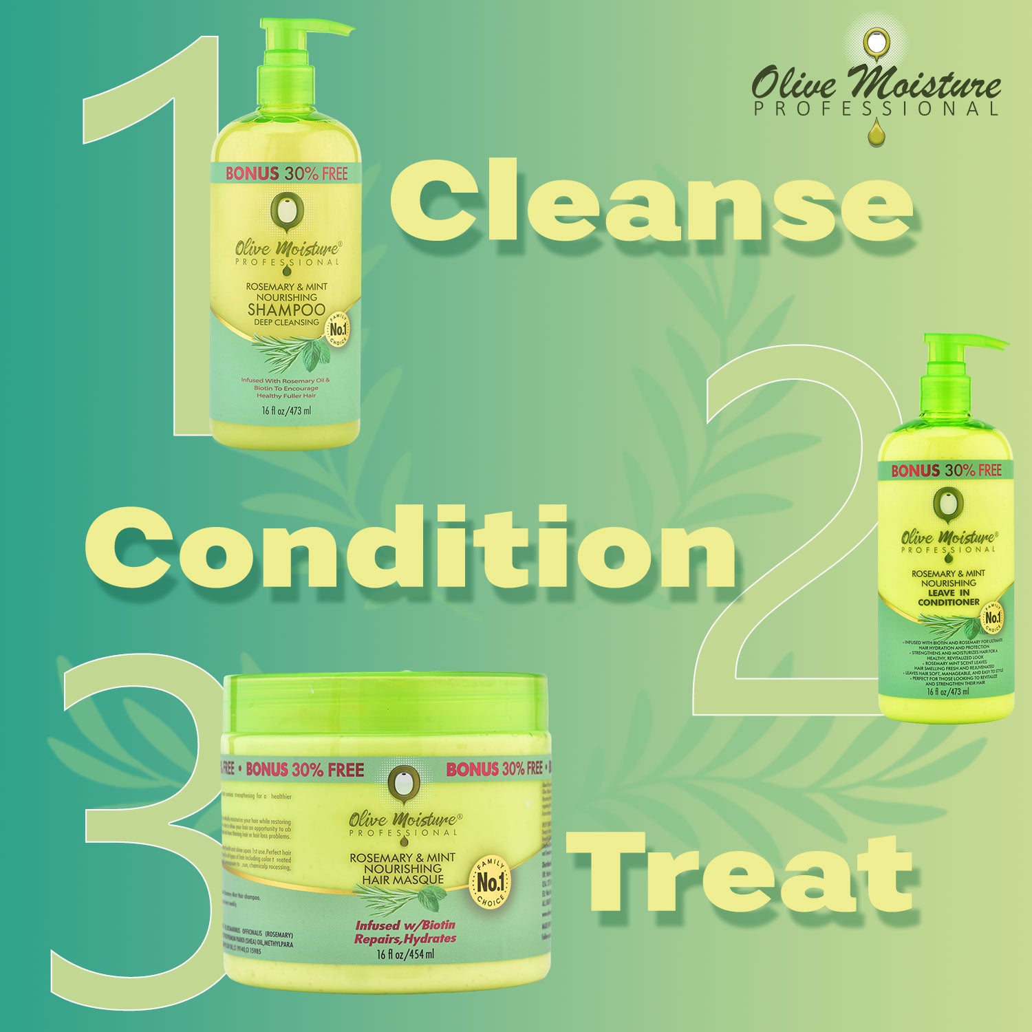 Olive Moisture Professional Rosemary And Mint Nourishing Hair Mask 454ml