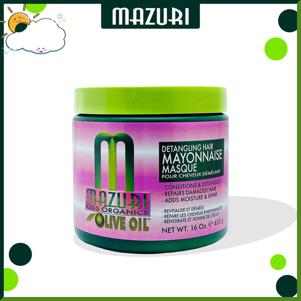 Mazuri Kids Olive Oil Detangling Hair Mayonnaise Masque 455g - Afro Hair Boutique