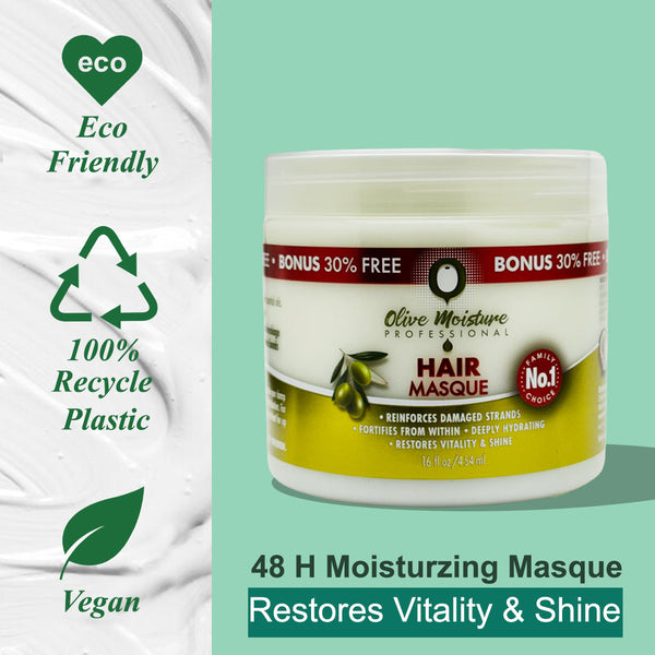 Olive Moisture Professional Hair Masque - 454ml - Afro Hair Boutique