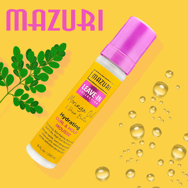 Mazuri Leave In Collection Hydrating Curl And Hold Mousse 240ml - Afro Hair Boutique