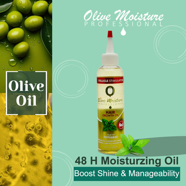 Olive Moisture Professional Hair Growth Oil - 200ml - Afro Hair Boutique