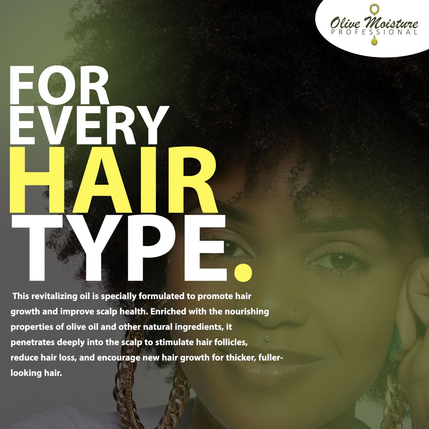 Olive Moisture Professional Hair Growth Oil - 200ml