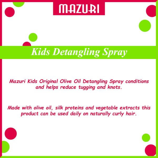 Mazuri Kids Olive Oil Detangling Spray 355ml - Afro Hair Boutique