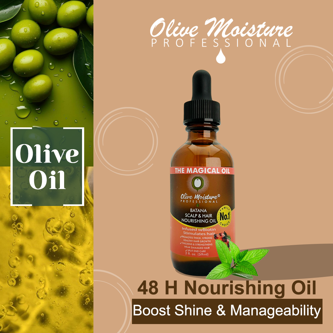 Olive Moisture Professional Batana Scalp And Hair Nourishing Oil 59ml - Afro Hair Boutique