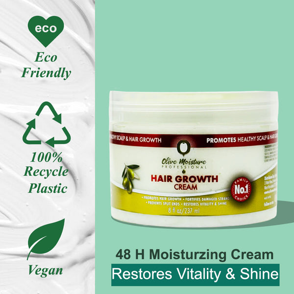 Olive Moisture Professional Hair Growth Cream - 237ml - Afro Hair Boutique