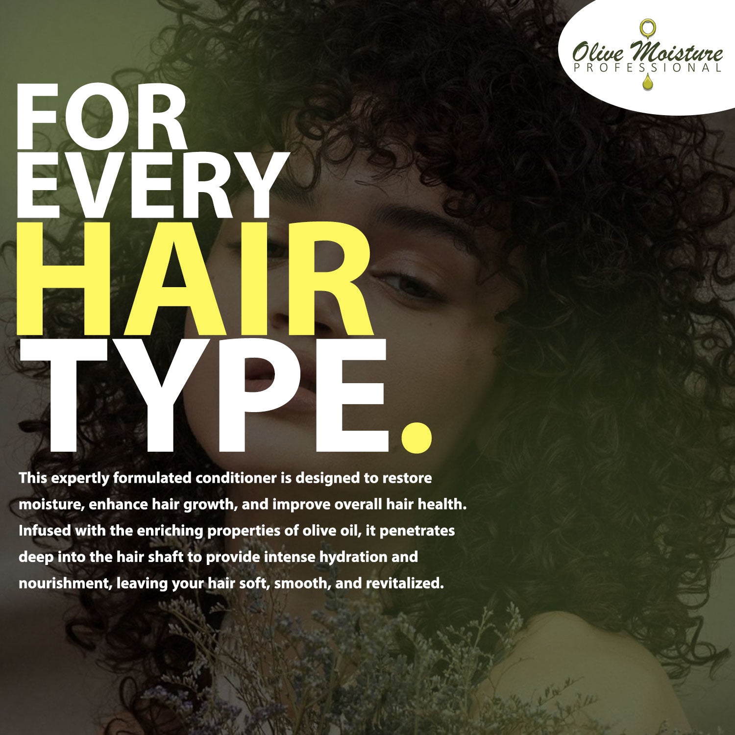 Olive Moisture Professional Growth Replenish Conditioner - 473ml