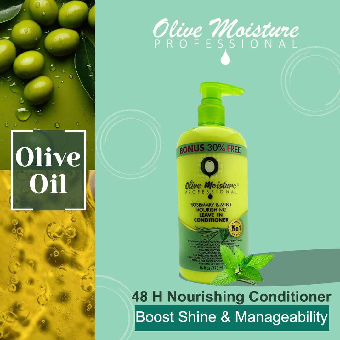 Olive Moisture Professional Rosemary & Mint Nourishing Leave In Conditioner 473ml