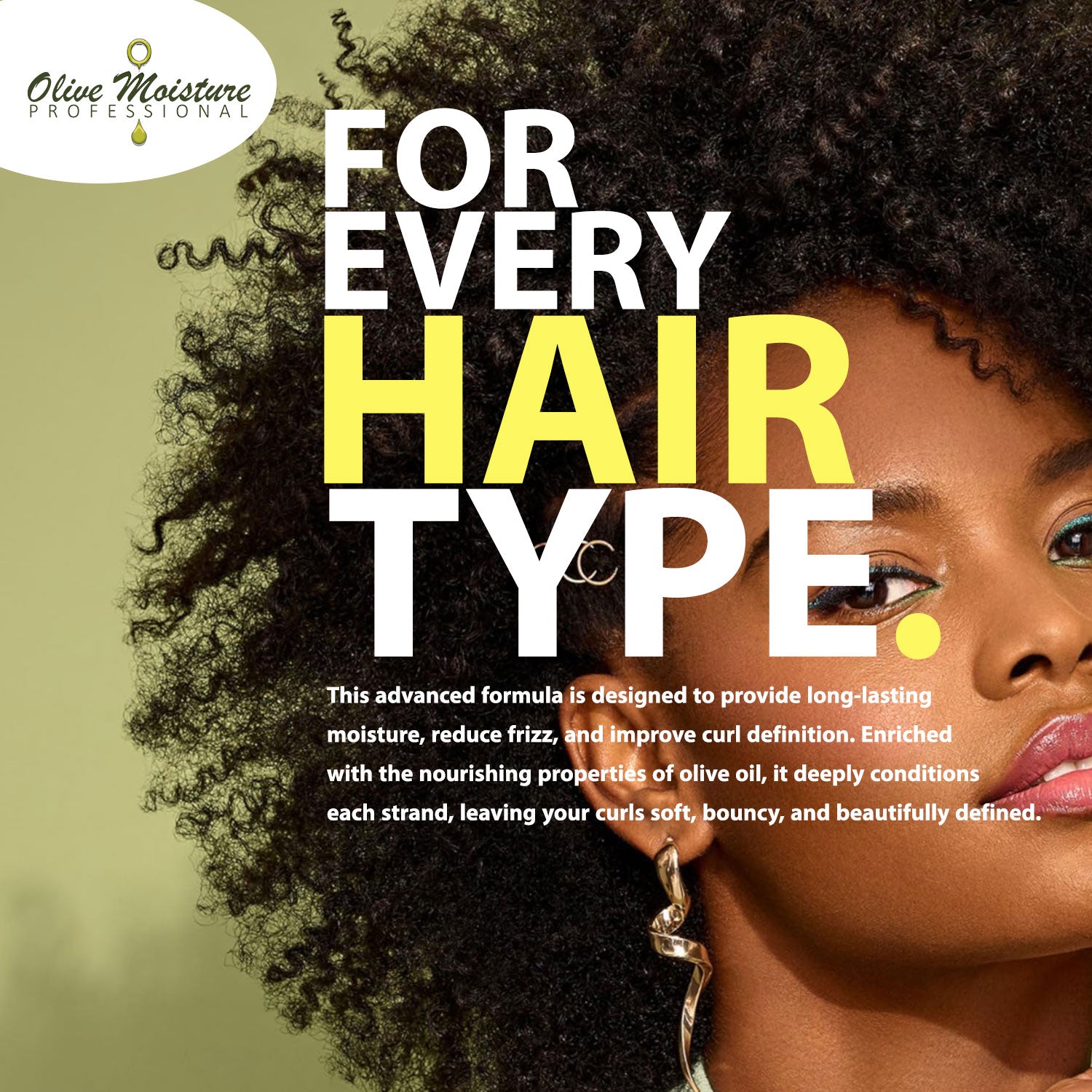 Olive Moisture Professional Curl Defining Leave In Conditioner - 250ml