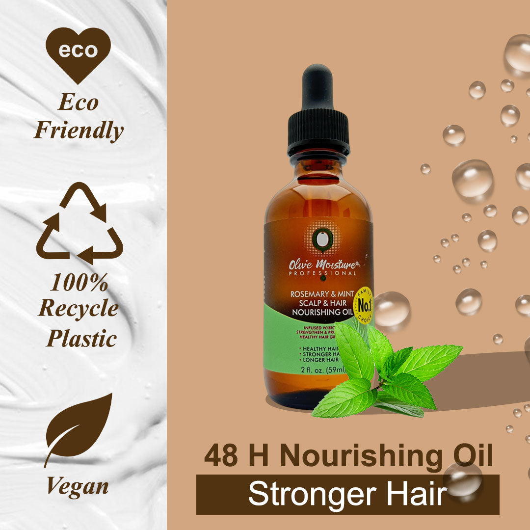 Olive Moisture Professional Rosemary And Mint Scalp And Hair Nourishing Oil 59ml - Afro Hair Boutique
