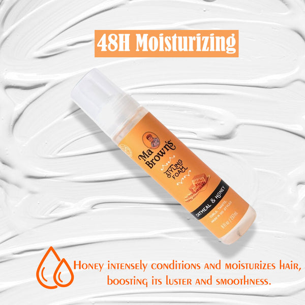 Ma Browns Styling Foam With Oatmeal And Honey - 237ml