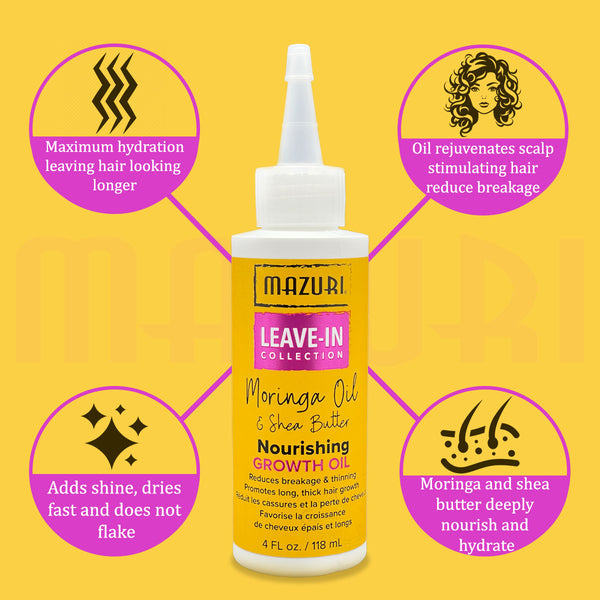 Mazuri Leave In Collection Nourishing Growth Oil 118ml