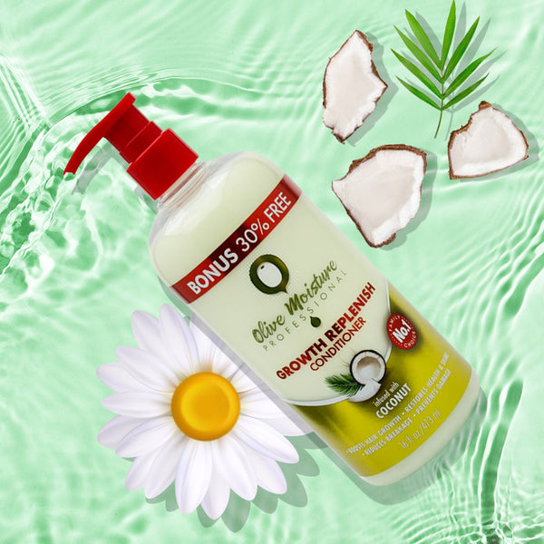 Olive Moisture Professional Growth Replenish Conditioner - 473ml - Afro Hair Boutique