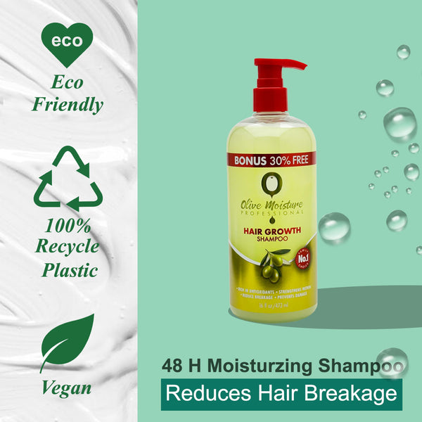 Olive Moisture Professional Hair Growth Shampoo - 473ml - Afro Hair Boutique