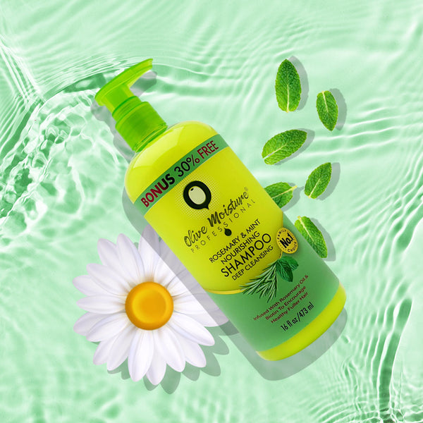 Olive Moisture Professional Rosemary And Mint Nourishing Shampoo 473ml - Afro Hair Boutique