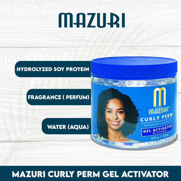 Mazuri Curly Perm Gel Activator 473ml / 946ml - Afro Hair Boutique