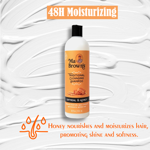 Ma Browns Traditional Cleansing Shampoo With Oatmeal And Honey - 473ml