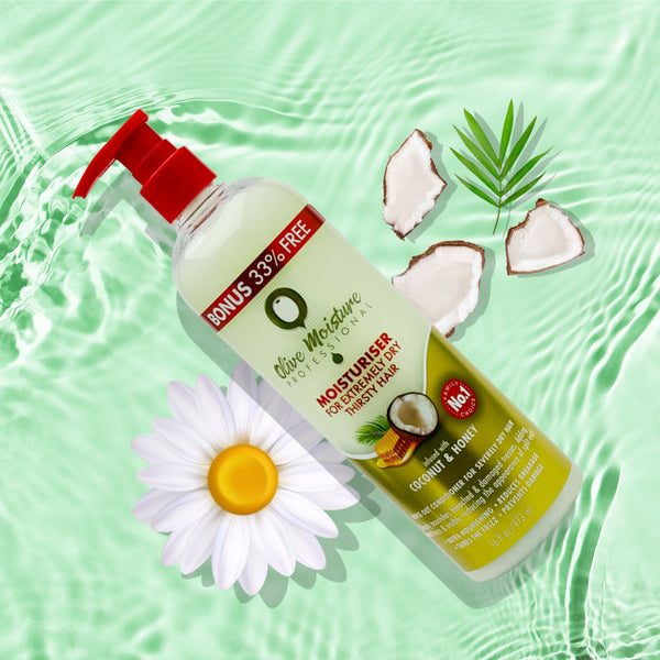 Olive Moisture Professional Moisturiser For Extremely Dry, Thirsty Hair - 473ml - Afro Hair Boutique