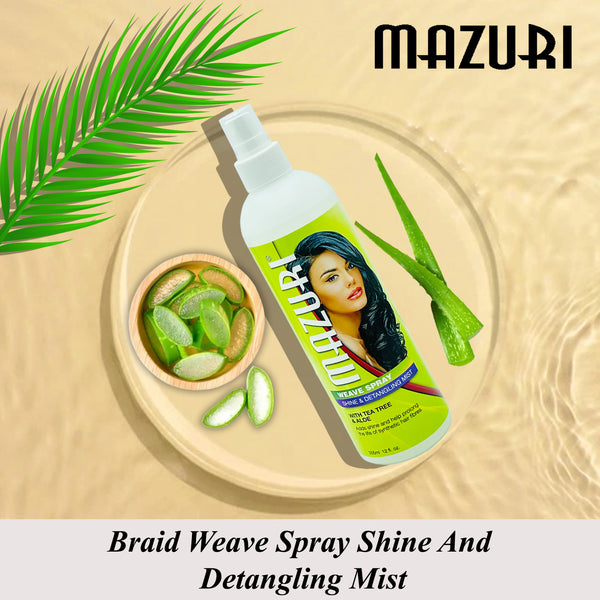 Mazuri Weave Spray Shine And Detangling Mist 355ml