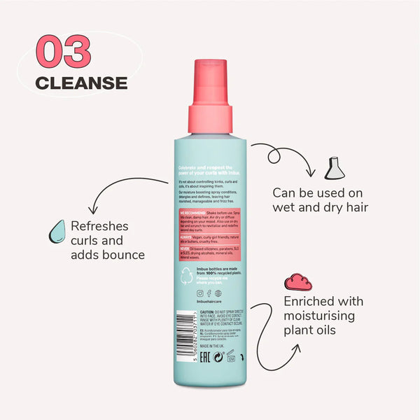 Imbue Curl Inspiring Conditioning Leave In Spray - Vegan & Curly Girl 200ml - Afro Hair Boutique