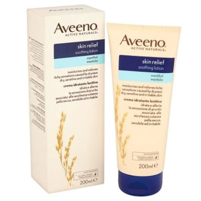 Johnson And Johnson Aveeno Skin Relief Soothing Lotion With Menthol