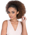 Janet Collection Noir Every Time Syn Afro Coily String Ponytail