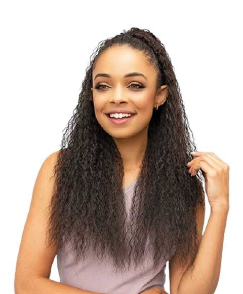 Janet Collection Noir Every Time Syn Berry DS Ponytail