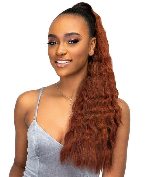Janet Collection Noir Every Time Syn Banana DS Ponytail