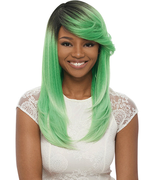Janet Collection Janet Syn Perm Flora Wig
