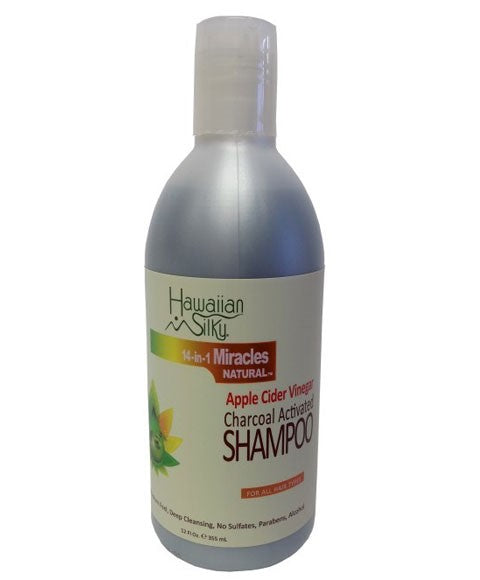 JF Labs Hawaiian Silky Apple Cider Vinegar Charcoal Activated Hair Shampoo